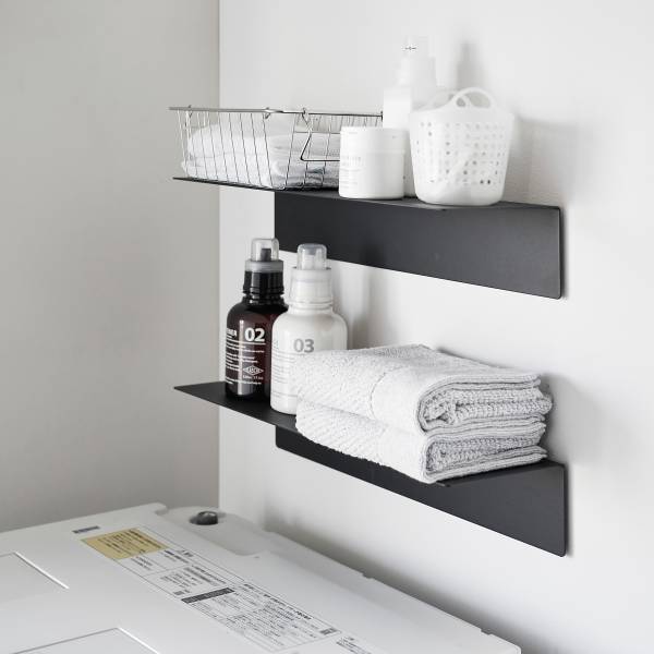 Magnetisches Wandboard Tower - Metall - Schwarz - Breite: 50 cm