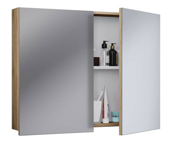 Spiegelschrank VCB 1 - Eiche Sonoma Dekor - Breite: 60 cm