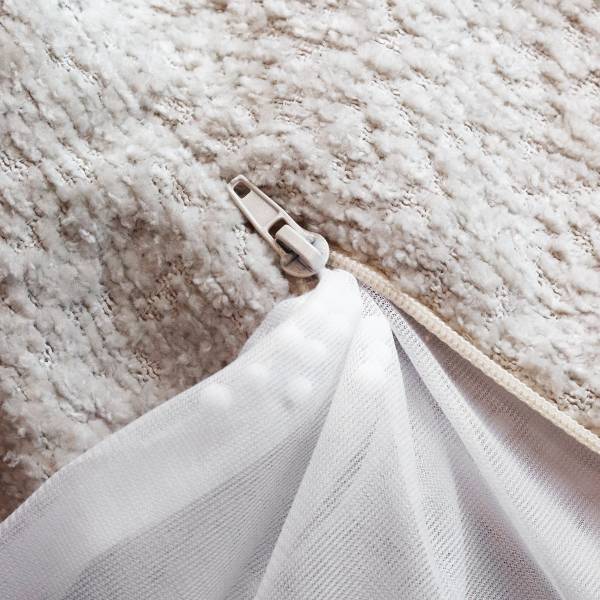 Sitzpouf ReLaX!BaG rund - Cordstoff Fjella: Wintermoos