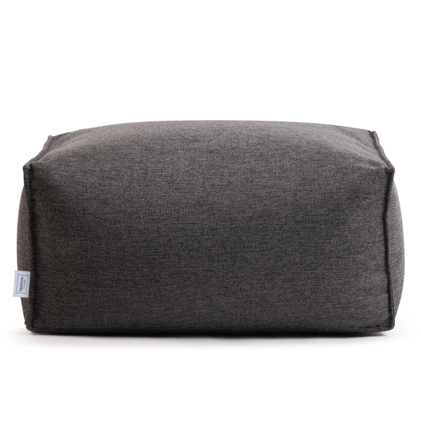 Sitzpouf ReLaX!BaG eckig - Webstoff Roge: Anthrazit