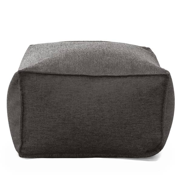 Sitzpouf ReLaX!BaG eckig - Webstoff Roge: Anthrazit