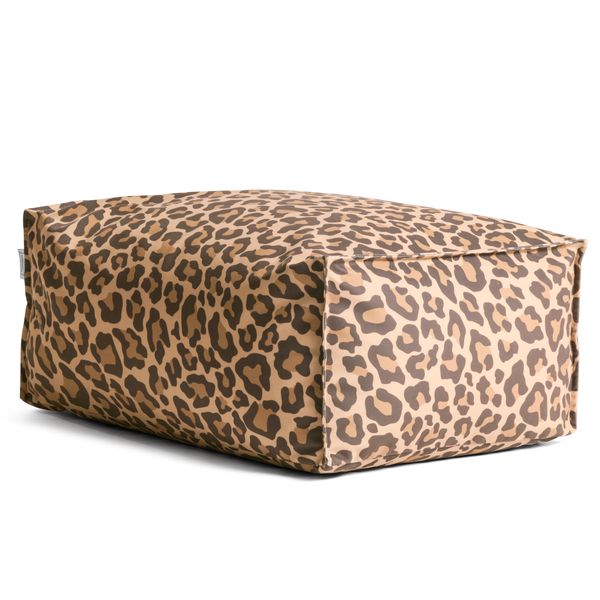 Sitzpouf ReLaX!BaG LEO eckig - Microfaser - Leo-Design