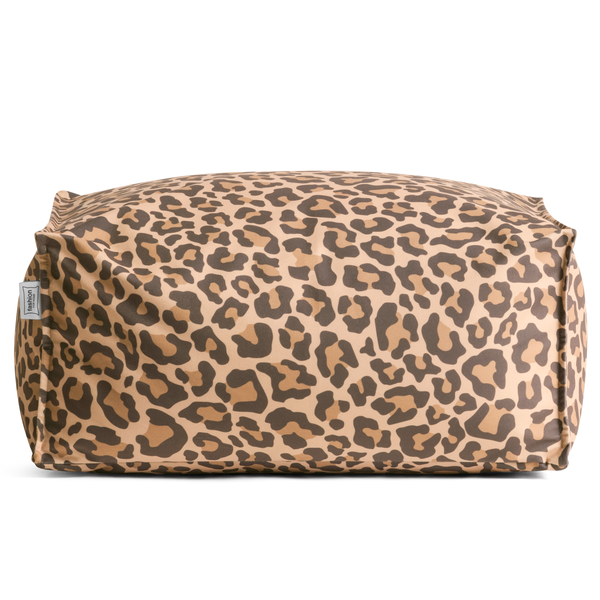 Sitzpouf ReLaX!BaG LEO eckig - Microfaser - Leo-Design