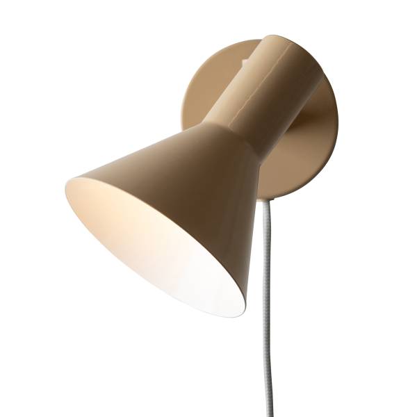 Wandleuchte Stavanger - Eisen - Beige