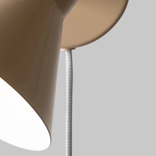 Wandleuchte Stavanger - Eisen - Beige