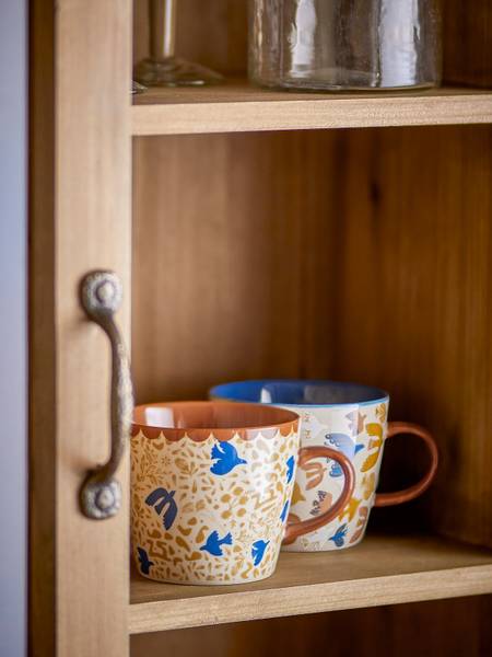 Tassen-Set Anniversary 2-teilig - Steingut - Braun