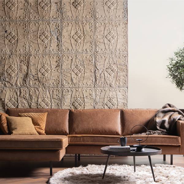 Couchtisch Bounds - Cremeweiß - Durchmesser: 74 cm