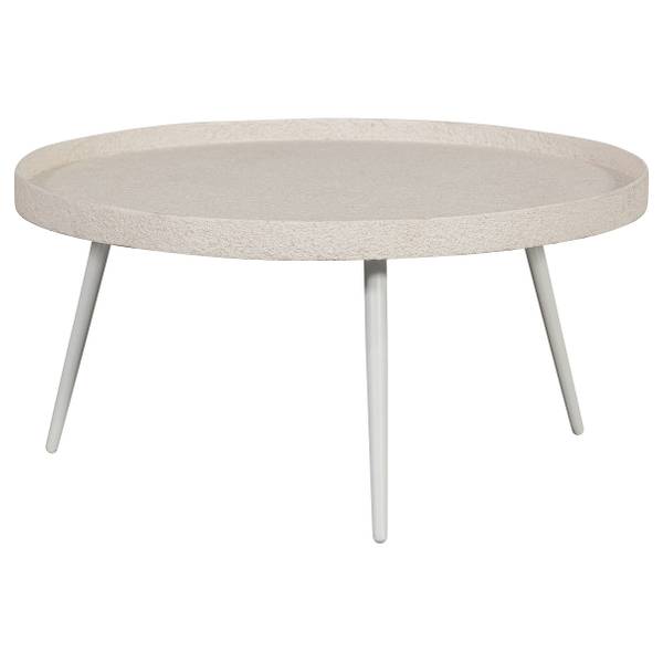 Couchtisch Bounds - Cremeweiß - Durchmesser: 74 cm
