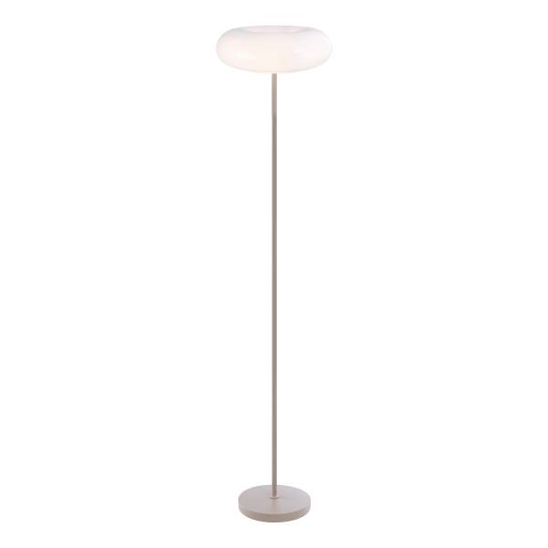 Stehleuchte Quenta - Milchglas / Eisen - 3-flammig