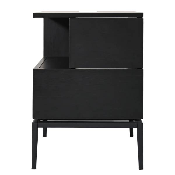 Waschbeckenunterschrank IKON 40 cm offen - Schwarz