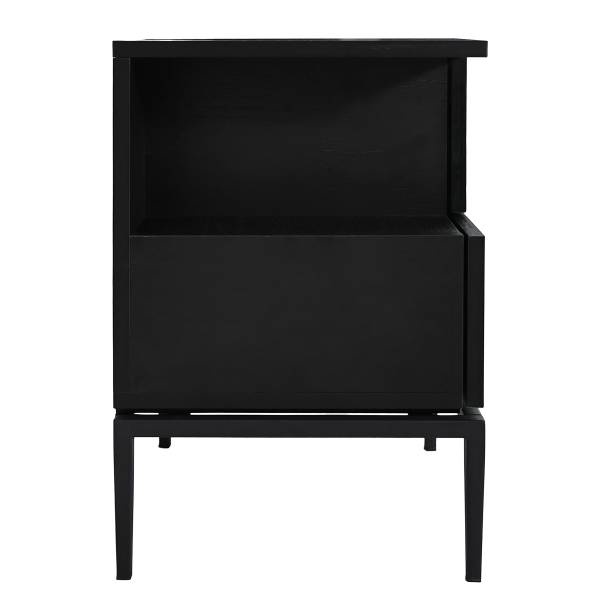 Waschbeckenunterschrank IKON 40 cm offen - Schwarz