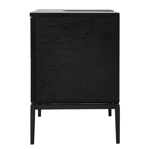 Waschbeckenunterschrank IKON 40 cm offen - Schwarz