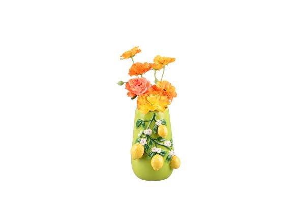 Vase Citri - Keramik - Mehrfarbig