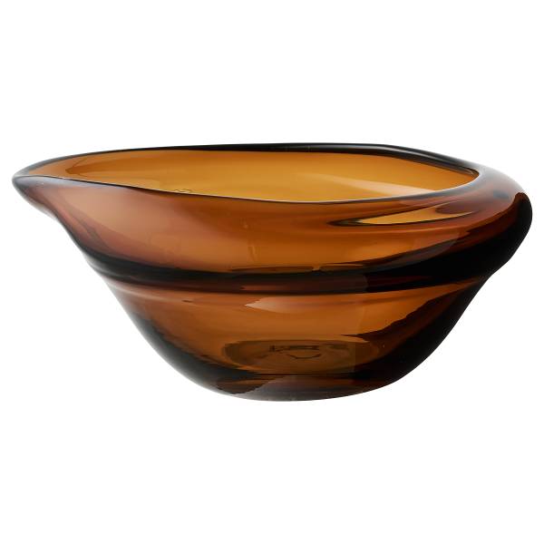 Schale Hadza - Glas - Rauchbraun
