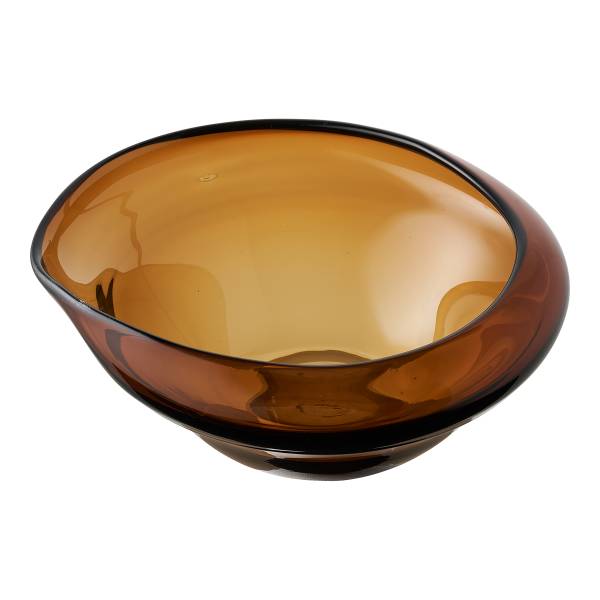 Schale Hadza - Glas - Rauchbraun