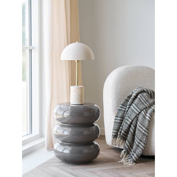 Tischleuchte Eliaf - Marmor / Stahl - Marble