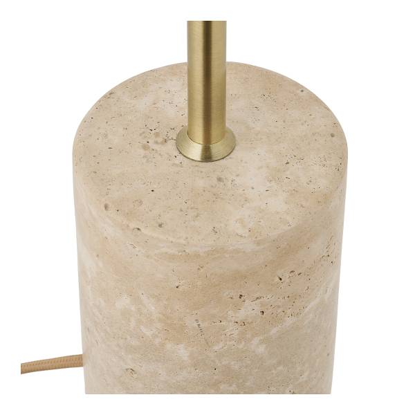 Tischleuchte Eliaf - Marmor / Stahl - Marble