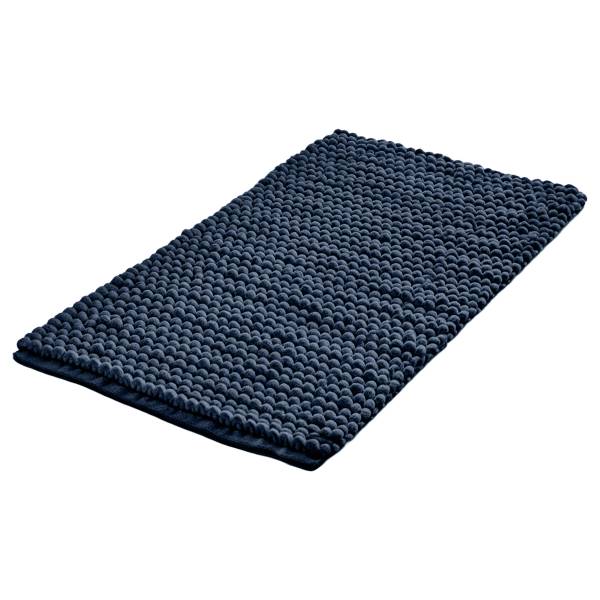 Badematte Punto Uno - Polyester - Anthrazit - 70 x 120 cm