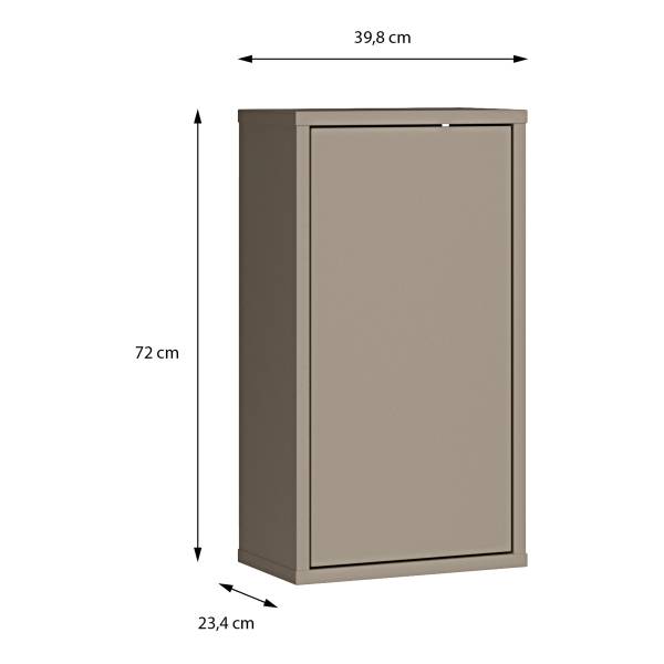 Hängeschrank Chirgora - Taupe