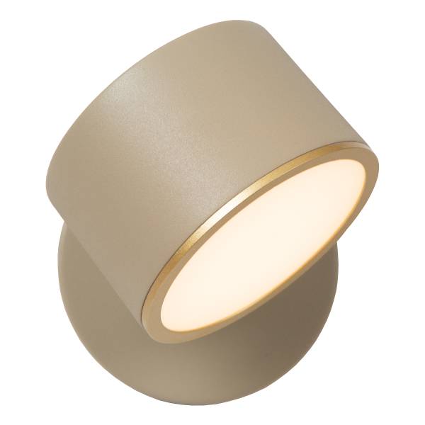 LED-Wandleuchte Gian - Eisen - Beige