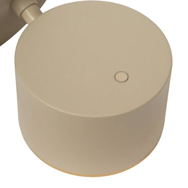 LED-Wandleuchte Gian - Eisen - Beige