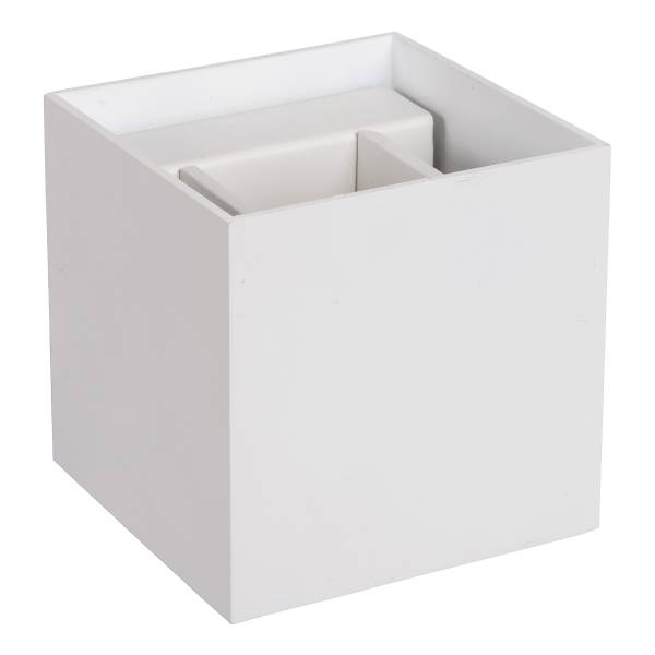 LED-Wandleuchte Xio Typ A - Aluminium - Weiß