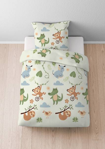 Flanell-Bettwäsche Faultier - Flanell