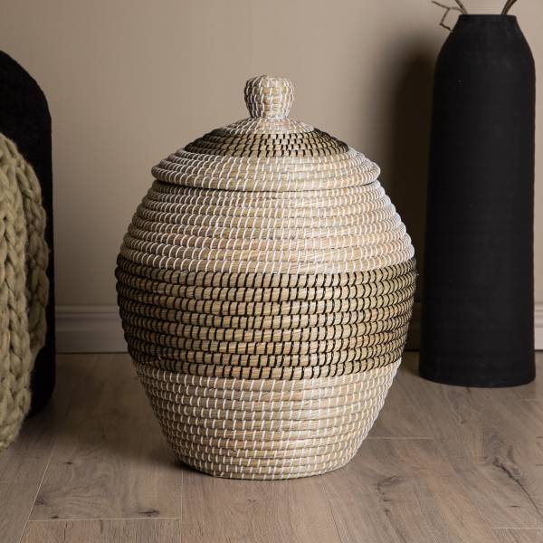 Korb Chennai - Seegras - Natur / Beige