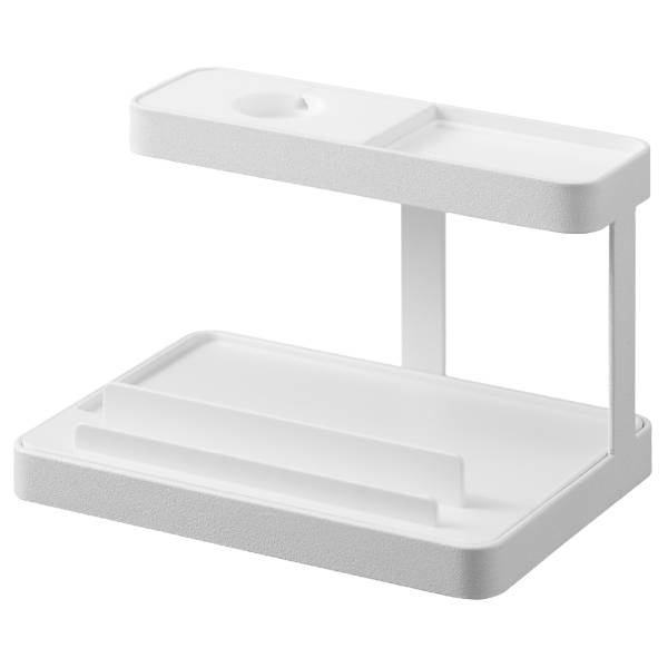 Handy-Ladestation und Organizer Tower - Weiß