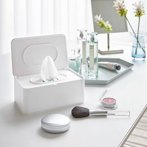 Taschentuchbox Smart - Weiß - Polyethylen - 19 x 8 x 12 cm
