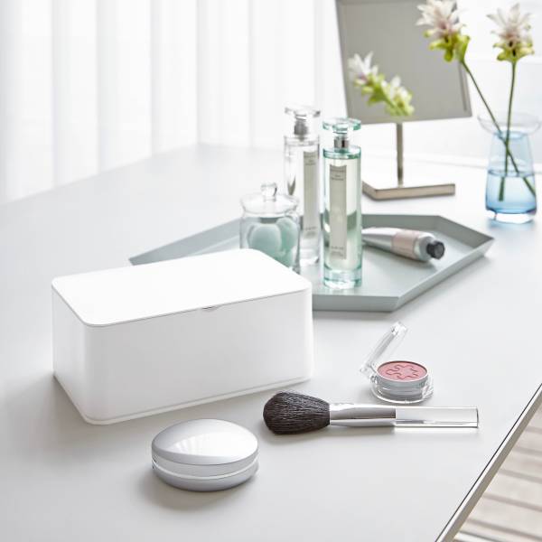 Taschentuchbox Smart - Weiß - Polyethylen - 19 x 8 x 12 cm