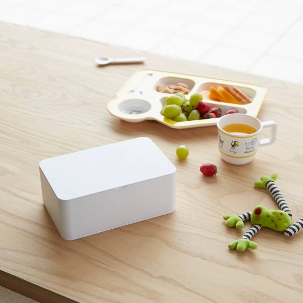 Taschentuchbox Smart - Weiß - Polyethylen - 19 x 8 x 12 cm