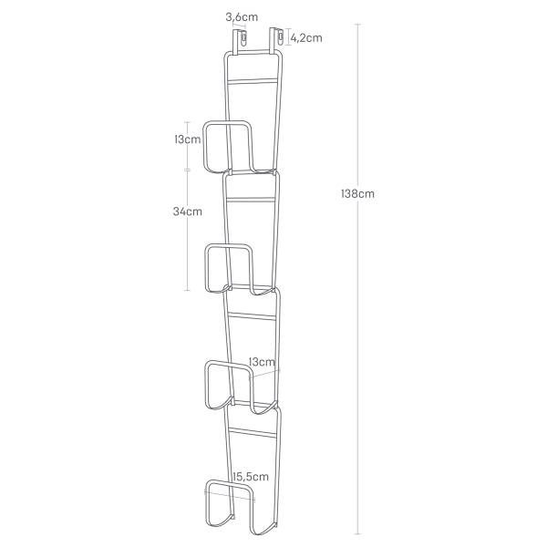 Taschenaufhänger Chain L - Weiß