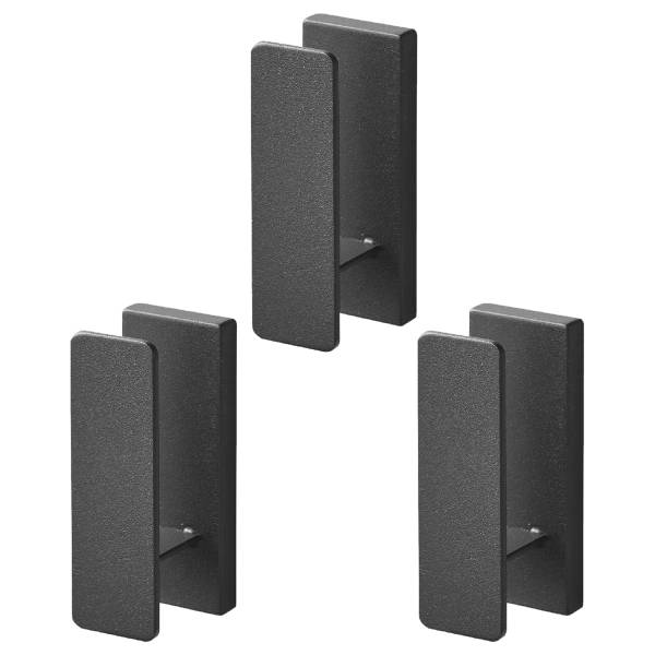 Wandhaken Tower 3er-Set - Schwarz