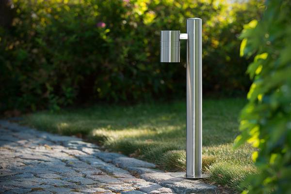 LED-Wegeleuchte Arne Typ B - Stahl - Silber