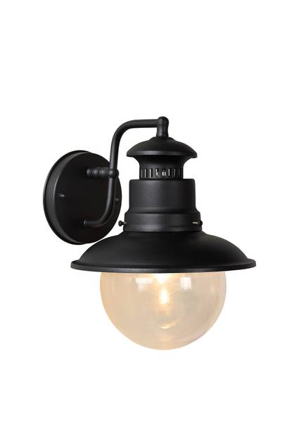 Außenwandleuchte Figo - Aluminium - Schwarz
