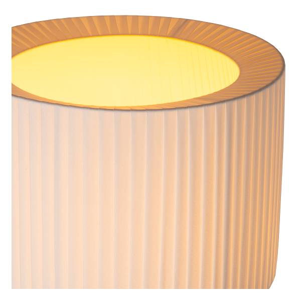 Stehleuchte Fold Typ B - Aluminium / Polyester - Weiß