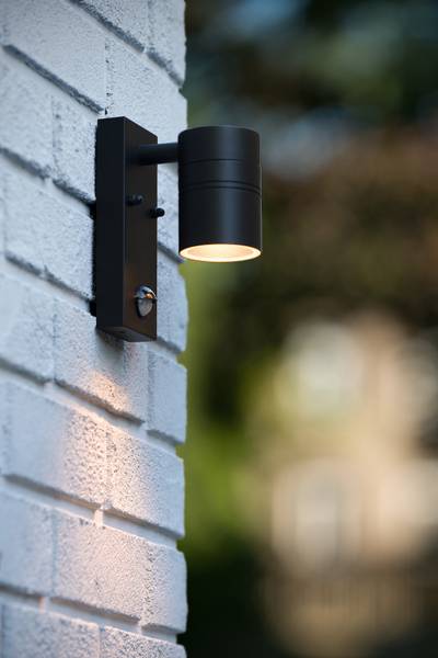 LED-Außenwandleuchte Arne Typ A - Stahl - Schwarz