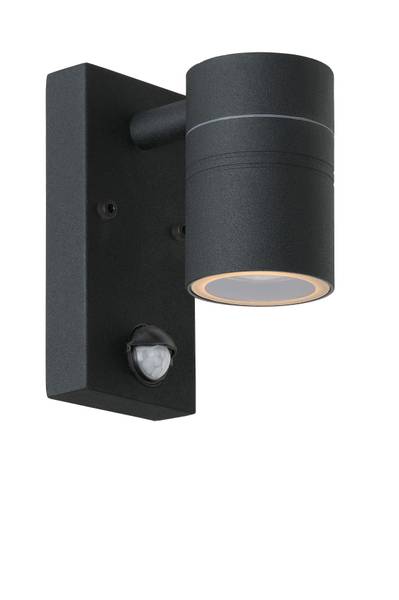 LED-Außenwandleuchte Arne Typ A - Stahl - Schwarz