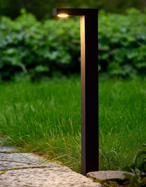 Wegeleuchte Texas Typ A - Aluminium - Grau - Höhe: 60 cm