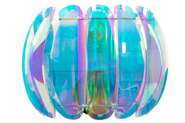 Wandleuchte Glinstar - PVC - Multicolor