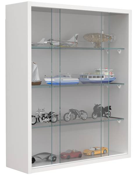 Hängevitrine Drivalo - Weiß - 50 x 60 cm