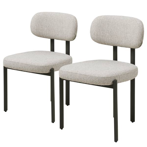 Esszimmerszuhl Tetri 2er-Set - Strukturstoff