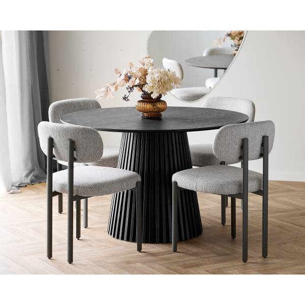 Esszimmerszuhl Tetri 2er-Set - Strukturstoff