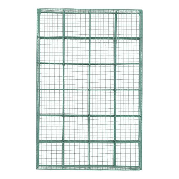 Tassenregal MUGO eckig - Metall - Mint - 50 x 80 cm
