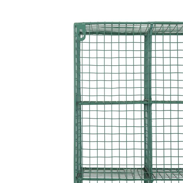 Tassenregal MUGO eckig - Metall - Mint - 50 x 80 cm