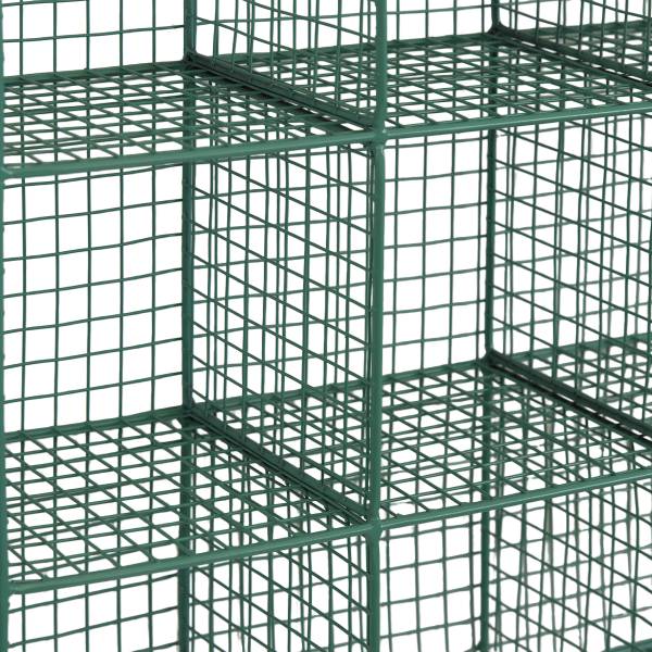 Tassenregal MUGO eckig - Metall - Mint - 50 x 80 cm