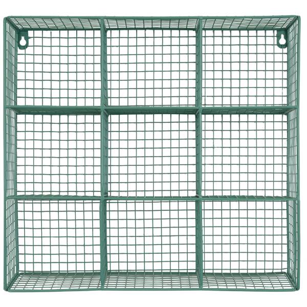 Tassenregal MUGO eckig - Metall - Mint - 40 x 40 cm
