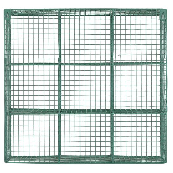 Tassenregal MUGO eckig - Metall - Mint - 40 x 40 cm