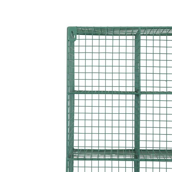 Tassenregal MUGO eckig - Metall - Mint - 40 x 40 cm